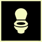 DV7640: WC Toilet in black panel