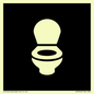DV7640: WC Toilet in black panel