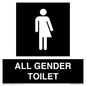 DV7699: Non-gender specific in black panel