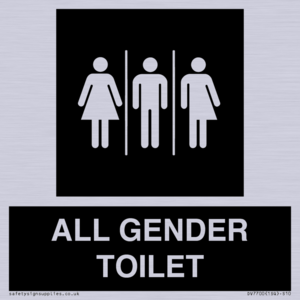 DV7700: Female, Male and Non-gender specific in black panel
