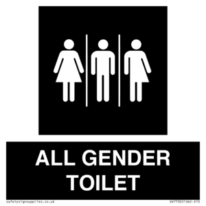 DV7700: Female, Male and Non-gender specific in black panel