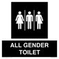 DV7700: Female, Male and Non-gender specific in black panel