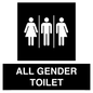 DV7700: Female, Male and Non-gender specific in black panel