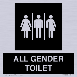 DV7700: Female, Male and Non-gender specific in black panel