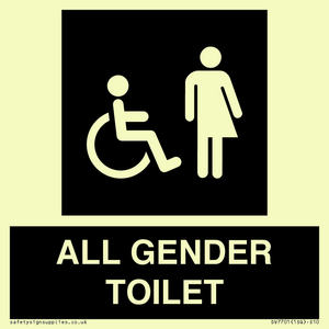 DV7701: Disabled and Non-gender specific in black panel