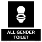 DV7702: WC Toilet in black panel