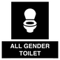 DV7702: WC Toilet in black panel