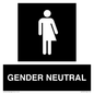 DV7707: Non-gender specific in black panel