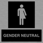 DV7707: Non-gender specific in black panel