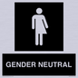 DV7707: Non-gender specific in black panel