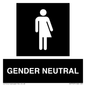 DV7707: Non-gender specific in black panel