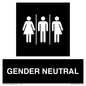 DV7708: Female, Male and Non-gender specific in black panel