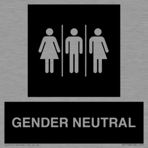 DV7708: Female, Male and Non-gender specific in black panel