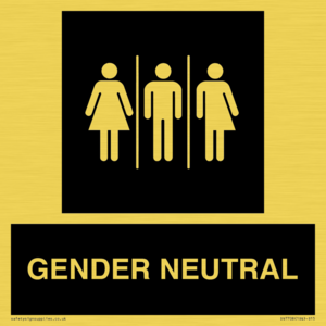 DV7708: Female, Male and Non-gender specific in black panel