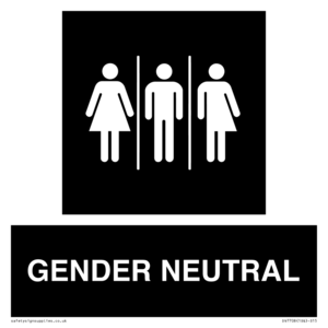 DV7708: Female, Male and Non-gender specific in black panel