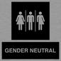 DV7708: Female, Male and Non-gender specific in black panel