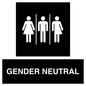 DV7708: Female, Male and Non-gender specific in black panel