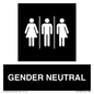 DV7708: Female, Male and Non-gender specific in black panel