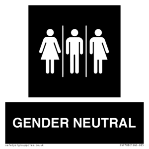 DV7708: Female, Male and Non-gender specific in black panel