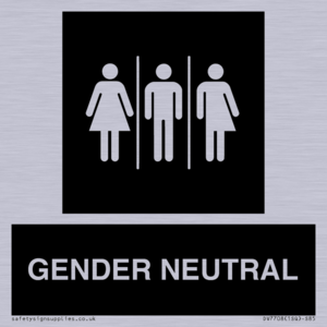 DV7708: Female, Male and Non-gender specific in black panel