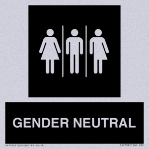 DV7708: Female, Male and Non-gender specific in black panel