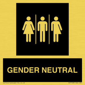 DV7708: Female, Male and Non-gender specific in black panel