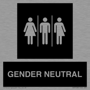 DV7708: Female, Male and Non-gender specific in black panel