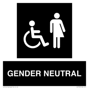 DV7709: Disabled and Non-gender specific in black panel