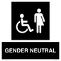 DV7709: Disabled and Non-gender specific in black panel