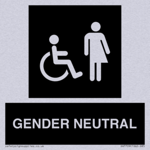 DV7709: Disabled and Non-gender specific in black panel