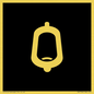 DV7736: Urinal Toilet in black panel