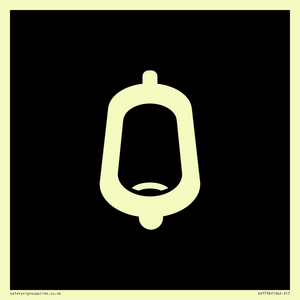 DV7736: Urinal Toilet in black panel