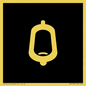 DV7736: Urinal Toilet in black panel