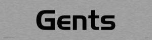 DV774: gents - toilet door sign
