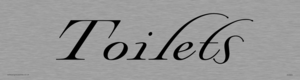 DV805: toilets - door sign