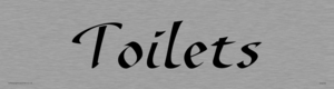 DV816: toilets - door sign