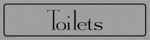 DV838: toilets - door sign