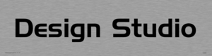 Studio Rdoor Sign DV861: design studio - door sign – Viking Signs