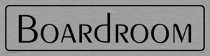 DV871: boardroom - door sign