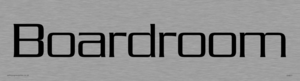 DV877: boardroom - door sign