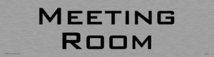 DV878: meeting room - door sign