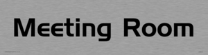 DV879: meeting room - door sign