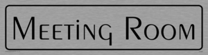 DV880: meeting room - door sign