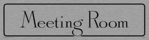DV885: meeting room - door sign