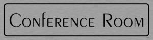 DV889: conference room - door sign