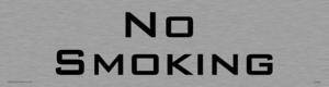 DV896: no smoking sign
