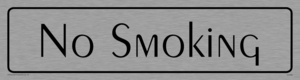 DV898: no smoking sign