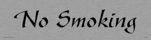 DV901: no smoking sign