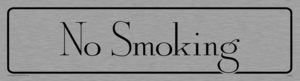 DV903: no smoking sign