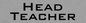 DV945: head teacher - door sign